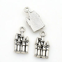 25PCS Castle Charms,2 Colors Available-RS370