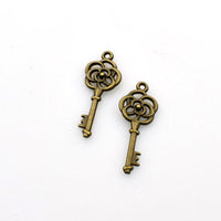 30PCS Key Charms,2 Colors Available-RS059