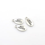 20PCS Best Friends Charms,Antique Silver Tone-RS767