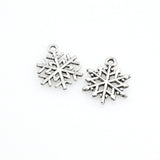 20PCS Snowflake Charms,Antique Silver Tone-RS1029