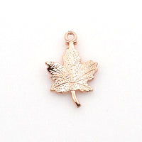 20PCS Maple Leaves Charms,Rose Gold Color-RS970