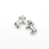 15PCS Lion Charms,Antique Silver Tone-RS1148