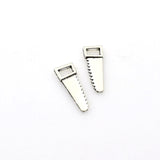 25PCS Saw Charms,Antique Silver Tone Double Sided-RS580