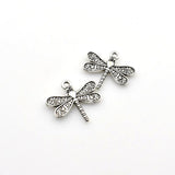 20PCS Dargonfly Charms,Antique Silver Tone Double Sided-RS837