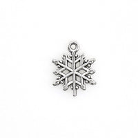 20PCS Snowflake Charms,Antique Silver Tone-RS1029