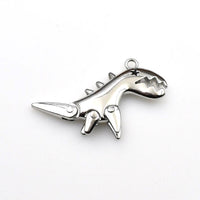 1PCS Big Dinosaur Charms,Antique Silver Tone-RS1239