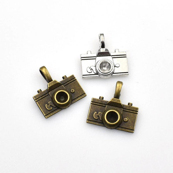 15PCS Camera Charms,2 Colors Available-RS525