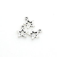 50PCS Little Star Charms,5 Colors Available-RS165