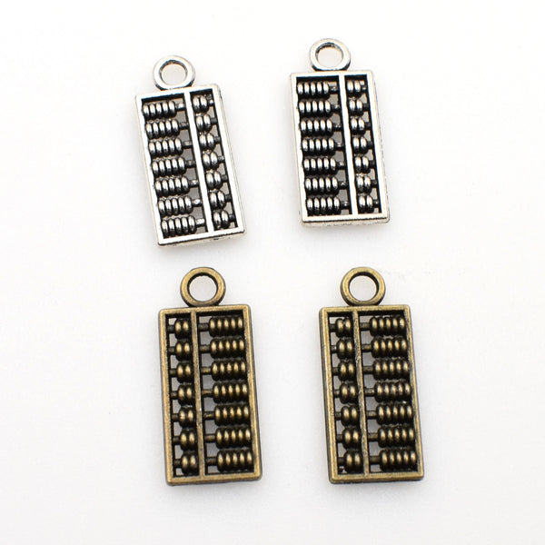 25PCS Abacus Charms,2 Colors Available Double Sided-RS928