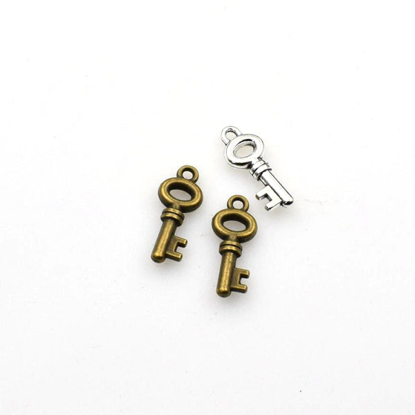 30PCS Little Key Charms,2 Colors Available-RS080