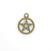 10PCS Five-pointed Star Charms,3 Colors Available-RS282