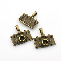 15PCS Camera Charms,2 Colors Available-RS525