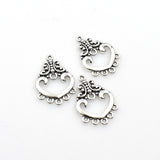 20PCS 1 to 5 Connector Charms,Antique Silver Tone-RS1161