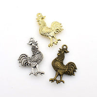 15PCS Cock Charms,3 Colors Available-RS653