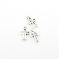 40PCS Little Cross Charms,2 Colors Available-RS993