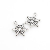 20PCS Snowflake Charms,Antique Silver Tone-RS1028