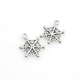 20PCS Snowflake Charms,Antique Silver Tone-RS1028