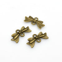 40PCS Bow-knot Connector Charms,2 Colors Available-RS572