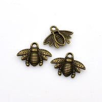 20PCS Honeybee Charms,5 Colors Available-RS356