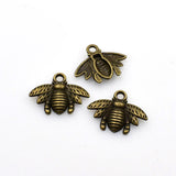 20PCS Honeybee Charms,5 Colors Available-RS356