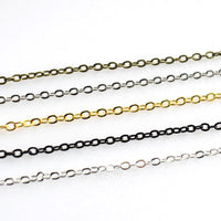 Wholesale 5M Metal Chains,Self Made Jewelry Materials 5 Colors Available-CS018