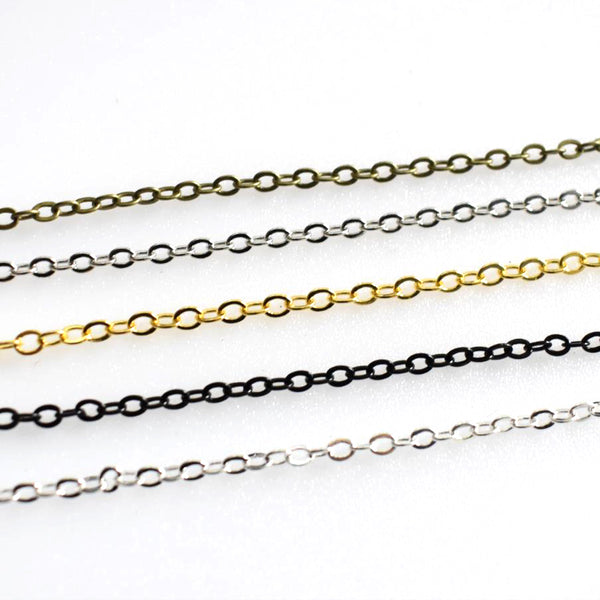 Wholesale 5M Metal Chains,Self Made Jewelry Materials 5 Colors Available-CS018