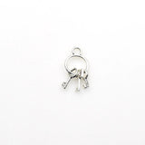 10PCS Bunch of Key Charms,2 Colors Available-RS507