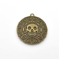 3PCS Big Skull Charms,Antique Bronze Tone-RS247