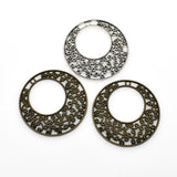 6PCS Round Wreath Charms,2 Colors Available-RS246