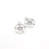 10PCS Five-pointed Star Charms,3 Colors Available-RS282