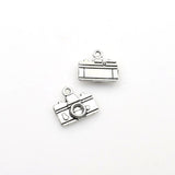 25PCS Camera Charms,Antique Silver Tone-RS341