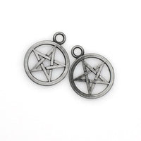 10PCS Five-pointed Star Charms,3 Colors Available-RS282