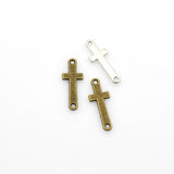 30PCS Simple Cross Connector Charms,2 Colors Available-RS381