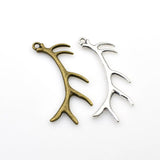 5PCS Large Antlers Charms,2 Colors Available-RS862