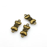 25PCS Bow-knot Connector Charms,2 Colors Available-RS268