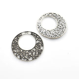 6PCS Round Wreath Charms,2 Colors Available-RS246