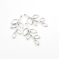 20PCS Branch Charms,Antique Silver Tone-RS051