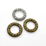 8PCS Circle Charms,2 Colors Available Double Sided-RS959