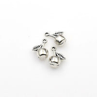 20PCS Cherry Charms,Antique Silver Tone 3D-RS569