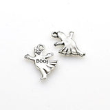 20PCS Ghost Charms,Antique Silver Tone-RS919