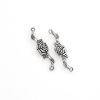 10PCS Rose Connector Charms,2 Colors Available-RS057