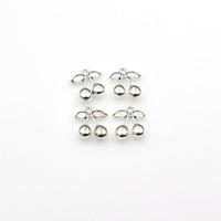 15PCS Double Cherry Charms,Antique Silver Tone 3D-RS1104