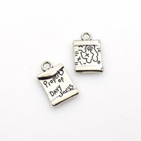 20PCS Treasure Map Charms,Antique Silver Tone-RS149