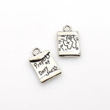 20PCS Treasure Map Charms,Antique Silver Tone-RS149