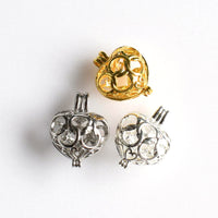 2PCS Five Rings Cage Pendants,3 Colors Available-TS026