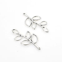 20PCS Branch Charms,Antique Silver Tone-RS051