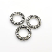 8PCS Circle Charms,2 Colors Available Double Sided-RS959