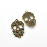 6PCS Skull Connector Charms,2 Colors Available-RS288