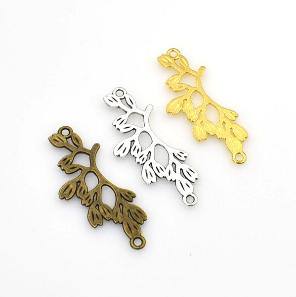 15PCS Branch Connector Charms,3 Colors Available-RS044