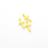 25PCS Gold Cross Charms-RS922